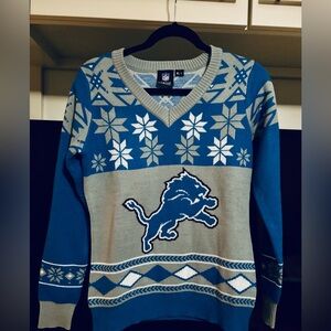 Women’s Detroit Lions Christmas Sweater | size Small